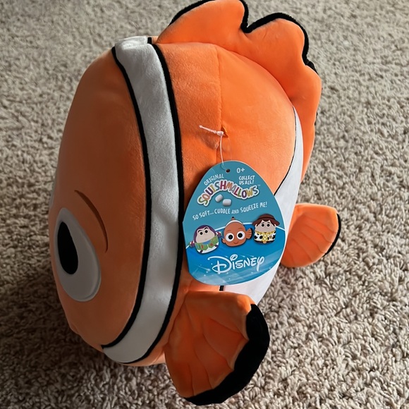 BNWT super soft & rare Disney Nemo Squishmallow fish plush from Finding Nemo! - Picture 2 of 9